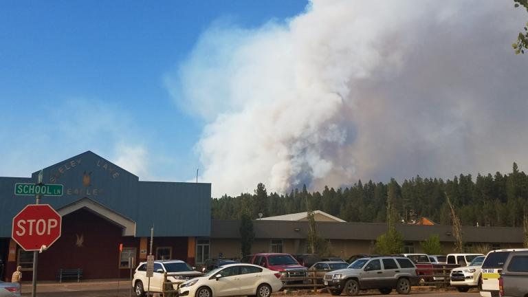 The Rice Ridge Fire burns near Seeley Lake in the summer of 2017. The fire burned 155,900 acres and cost more than $33 million.