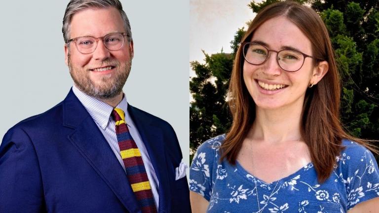 Addison Stark (left) and Abigail Ostriker