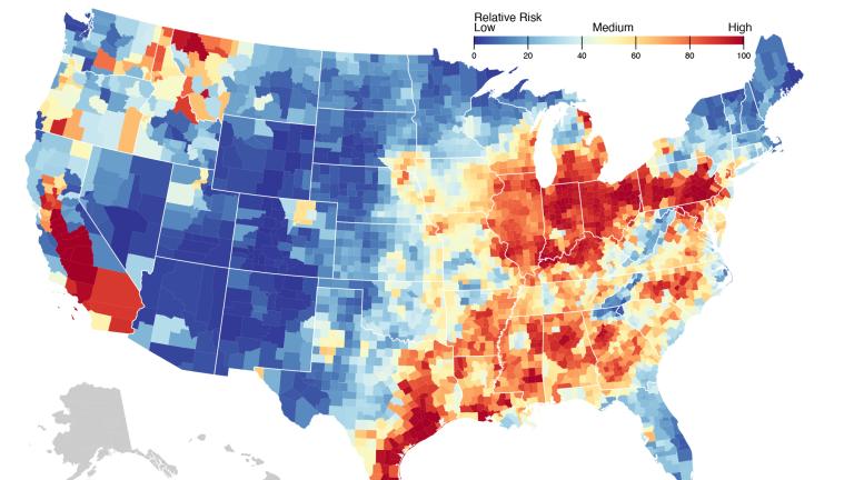 Exposure to airborne particulate matter in the United States