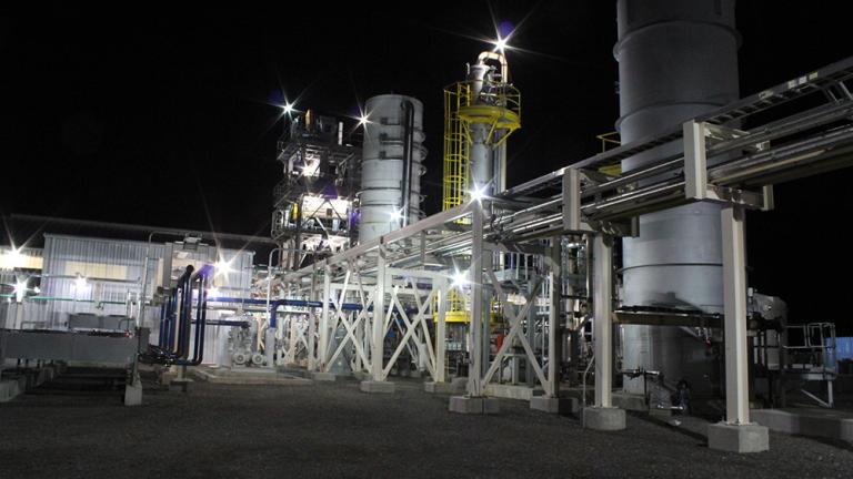 This InEnTec plant in Oregon will receive feedstock materials, such as medical and industrial waste, and — using InEnTec’s plasma gasification process — will convert them into high-purity hydrogen for use in industry and fuel cell vehicles.