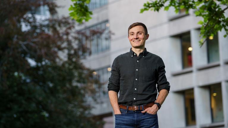 “Something that MIT has really instilled in me is the value of going in person and learning about how the research you're doing connects to real-world issues,” Aaron Berman says.