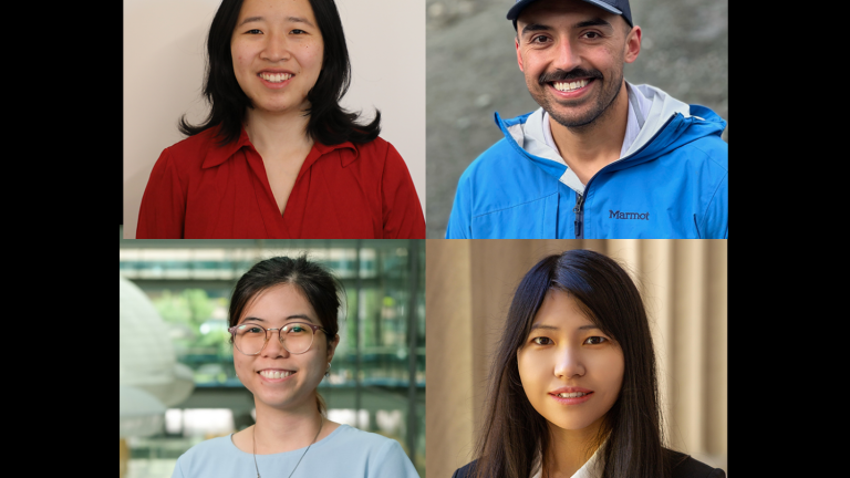 (Top row, left to right:) Lillian Chin and Neil Dalvie
(Bottom row, left to right:) Suong Nguyen and Yirui Zhang