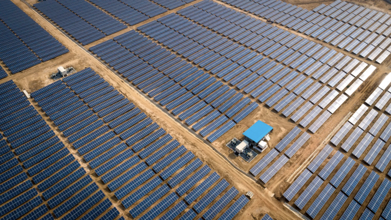 solar farm in India