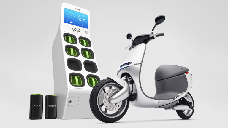 a Gogoro scooter