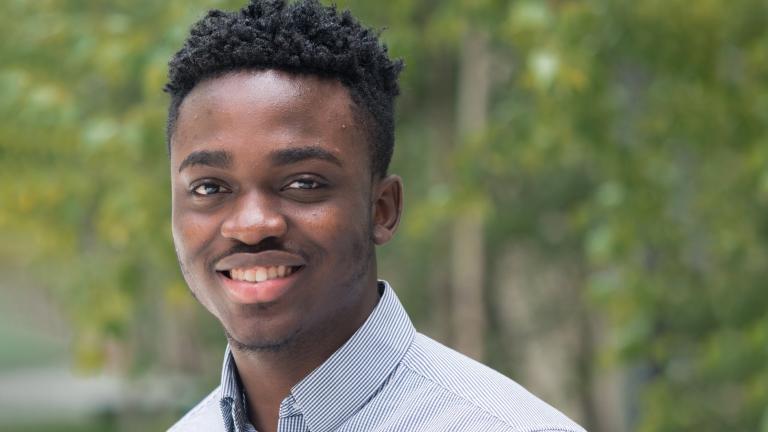 MIT senior Awele Uwagwu is majoring in chemical engineering with a minor in energy studies.