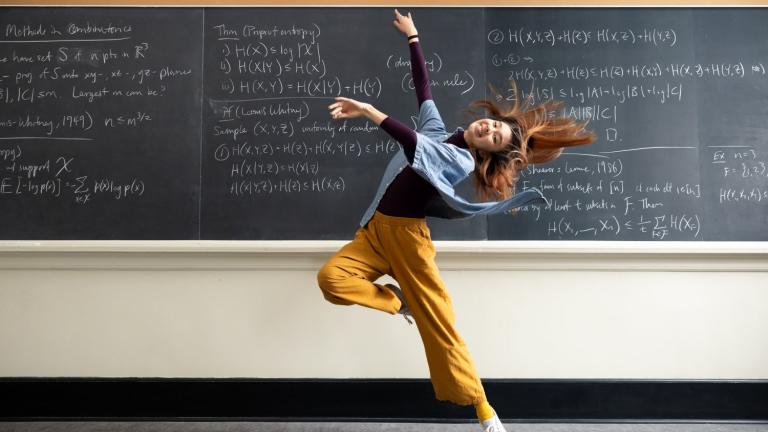 "I couldn’t have survived MIT without dance. I love the discipline, creativity, and most importantly the teamwork that dance demands of us," says senior math major Janabel Xia.