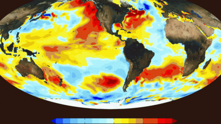 Cloud variability map of Earth