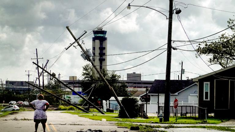 Hurricane Ida knocked down transmission and distribution lines across parts of Louisiana.