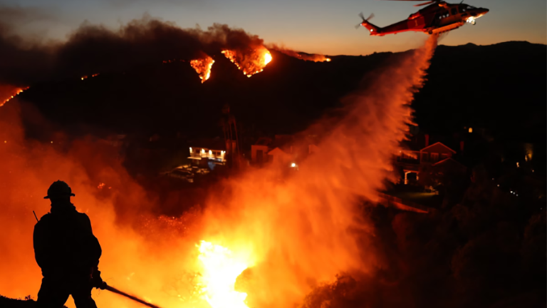 Photo: Los Angeles wildfires, January 2025 (Source: City of Irvine, California)