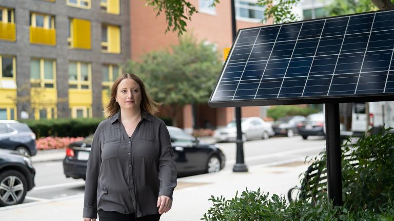 Noelle Eckley Selin, director of the MIT Technology and Policy Program and professor in the MIT Institute for Data, Systems, and Society and in the Department of Earth, Atmospheric and Planetary Sciences, is one of the principals in a new collaboration with Biogen. 