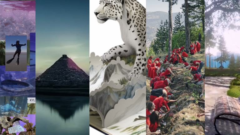 Five projects were selected for WORLDING 2023, each exploring an emergent field within climate futures through interdisciplinary teams made up of storytellers, land use planners, and creative technologists who use speculative modeling and game engine technologies.