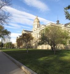 The Wyoming State Capitol in Cheyenne