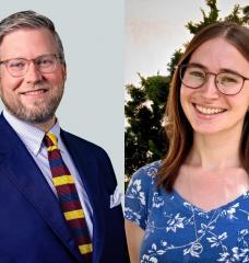 Addison Stark (left) and Abigail Ostriker