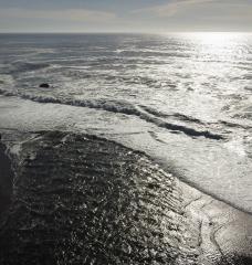 The mouth of the Klamath River near Klamath, Calif., on Sept. 23, 2021.