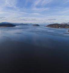 Upper Klamath Lake from Moore Park on Oct. 28, 2021.