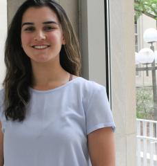 Arina Khotimsky ’23 graduated from MIT with a major in materials science and engineering, and minors in energy studies and in French.