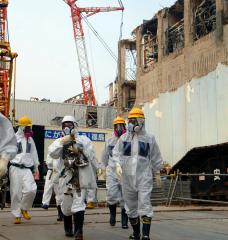 A new study maps how the Fukushima Dai’ichi nuclear accident unfolded, and points to the importance of mitigation measures and last lines of defense. Here, International Atomic Energy Agency experts visit  Fukushima Dai’ichi Nuclear Power Plant Unit 4 in 2013.