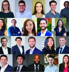 The 2020 MIT Energy Conference organizers. Thomas “Trey” Wilder (bottom row, fourth from left), an MBA candidate at the MIT Sloan School of Management, spearheaded the organization of this year’s conference, which had less than a month to transition to a virtual event.