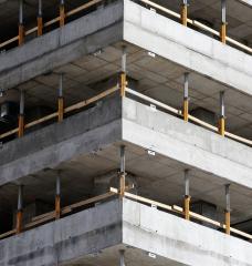 Concrete, the world’s most-used building material, is made by mixing cement with abundant aggregate materials like sand and gravel. The result is an extremely strong and stiff material.