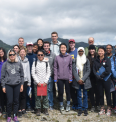 EAPS students on top of Mt. Washington