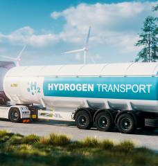 Researchers estimate a cost reduction in the hydrogen supply chain of about 9 percent by using trucks as both a means of energy transmission and of storage in a new hydrogen supply chain planning model, by bringing down the need for other storage solutions.