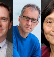 2024 National Academy of Engineer electees from MIT are (left to right) Marc Baldo, Jacopo Buongiorno, and Hsiao-hua K. Burke.