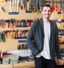 Before coming to MIT, 2024 MAD Design Fellow Zane Schemmer, who grew up in the mountains of Utah, earned a BS and MS in civil and environmental engineering from the University of California at Berkeley, where his graduate work focused on seismic design.