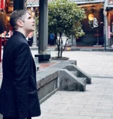 MIT historian Tristan Brown at the Dalongdong Bao'an Temple in Taipei, Taiwan.