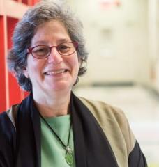 Susan Solomon in hallway