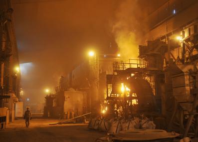 steel plant in Alexandria, Egypt